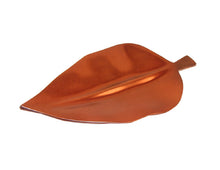 Load image into Gallery viewer, Copperleaf -  Copper Leaf Shaped Fruit Tray
