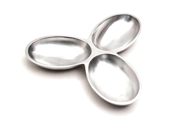 Shamrock - Polished Metal Snack Dish