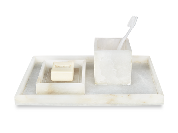 Marble Arch - White Marble Soap Dish