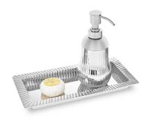 Load image into Gallery viewer, Diana - Ribbed Metal Soap Dispenser
