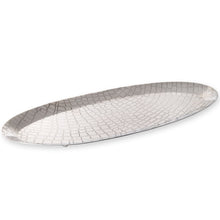 Load image into Gallery viewer, Hampstead - Oval Embossed Animal Print Metal Amenity Tray
