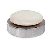 Load image into Gallery viewer, Hammersmith - Round Hammered Metal Soap Dish
